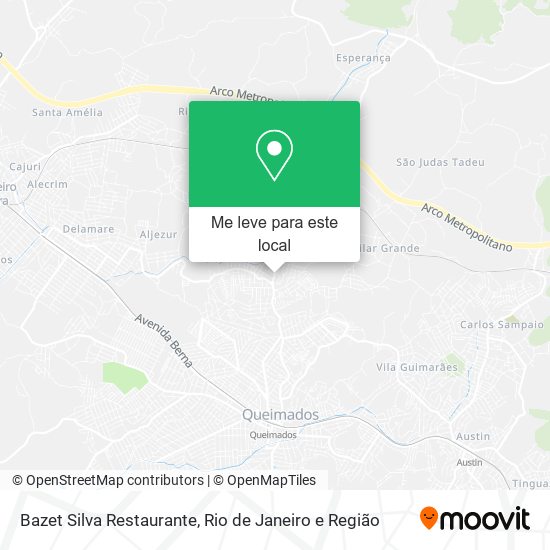 Bazet Silva Restaurante mapa