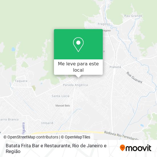 Batata Frita Bar e Restaurante mapa
