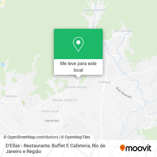 D'Ellas - Restaurante, Buffet E Cafeteria mapa