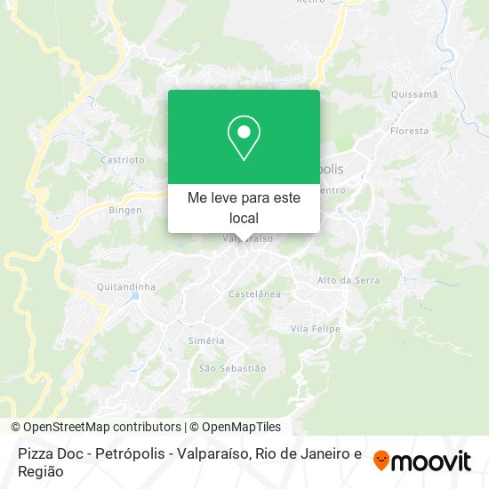 Pizza Doc - Petrópolis - Valparaíso mapa