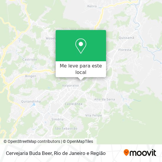Cervejaria Buda Beer mapa