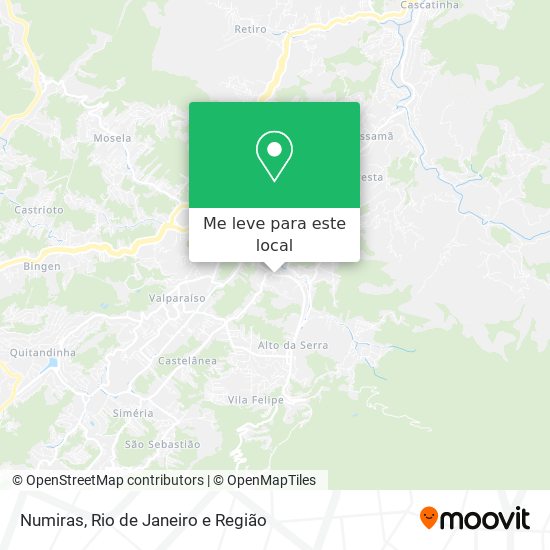 Numiras mapa