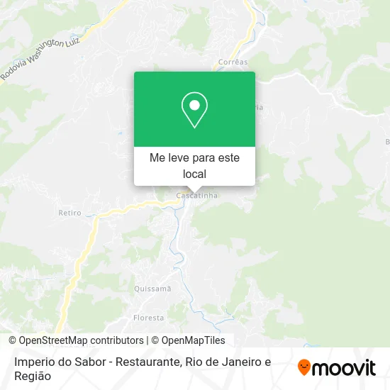Imperio do Sabor - Restaurante mapa