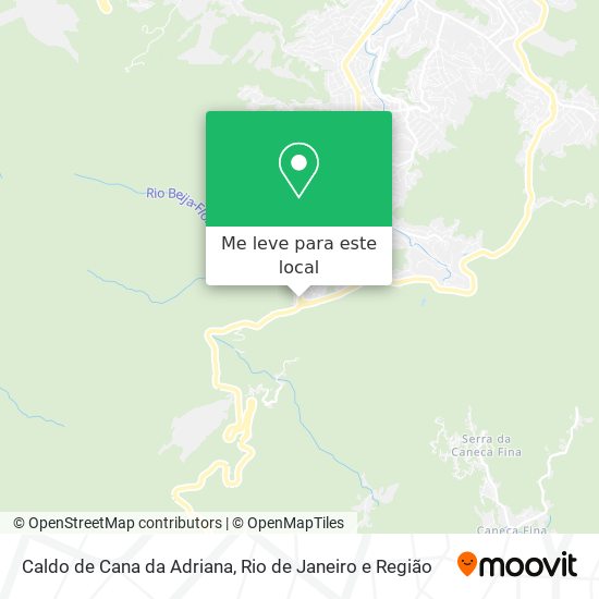 Caldo de Cana da Adriana mapa
