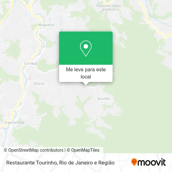 Restaurante Tourinho mapa