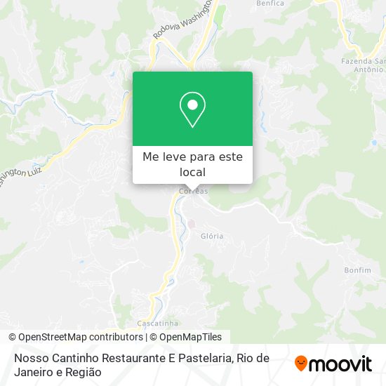 Nosso Cantinho Restaurante E Pastelaria mapa