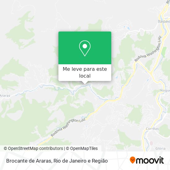 Brocante de Araras mapa