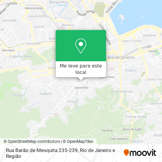 Rua Barão de Mesquita 235-239 mapa