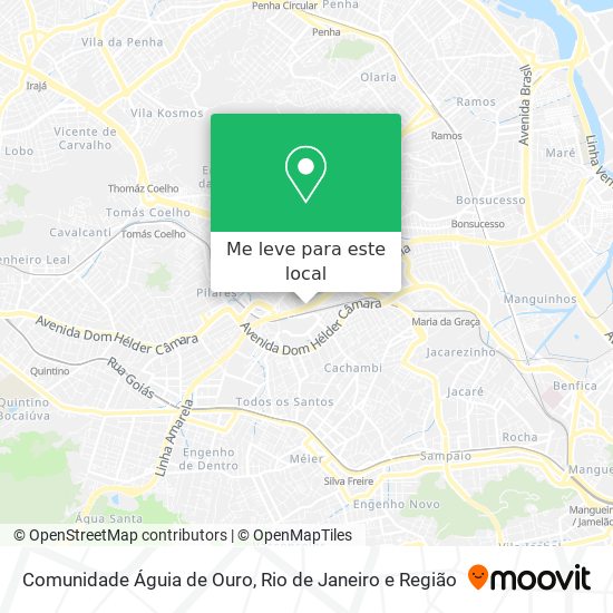 Comunidade Águia de Ouro mapa