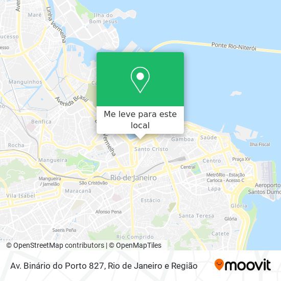Av. Binário do Porto 827 mapa