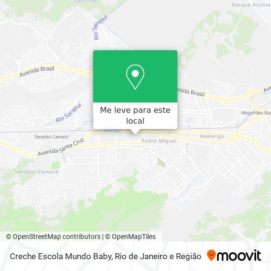 Creche Escola Mundo Baby mapa
