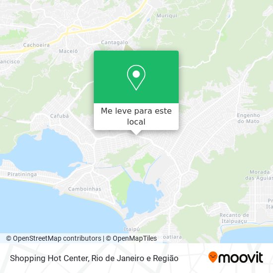 Shopping Hot Center mapa