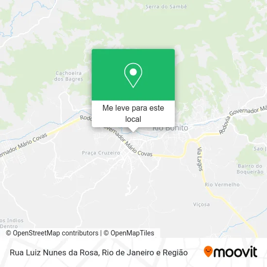 Rua Luiz Nunes da Rosa mapa