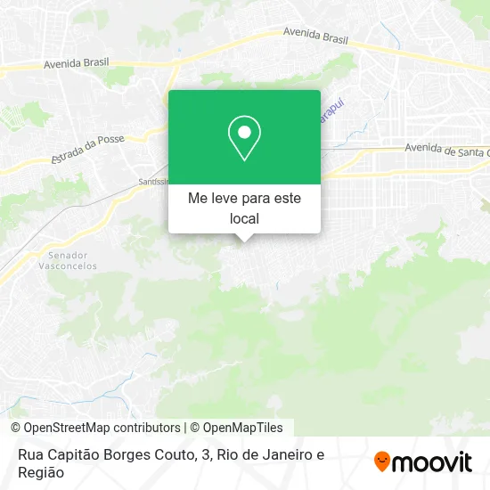 Rua Capitão Borges Couto, 3 mapa