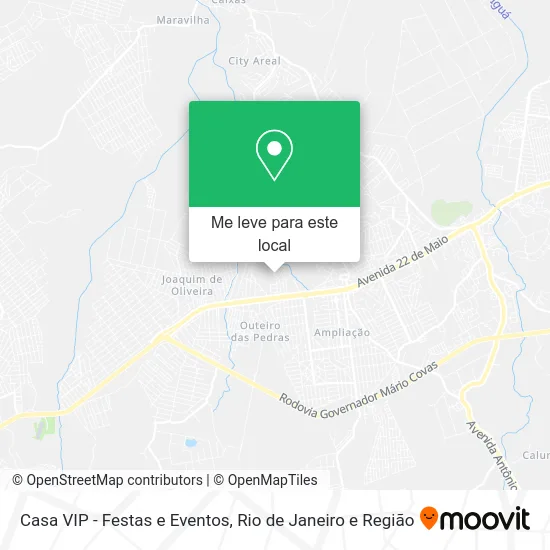 Casa VIP - Festas e Eventos mapa