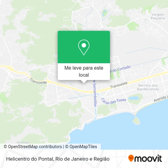 Helicentro do Pontal mapa