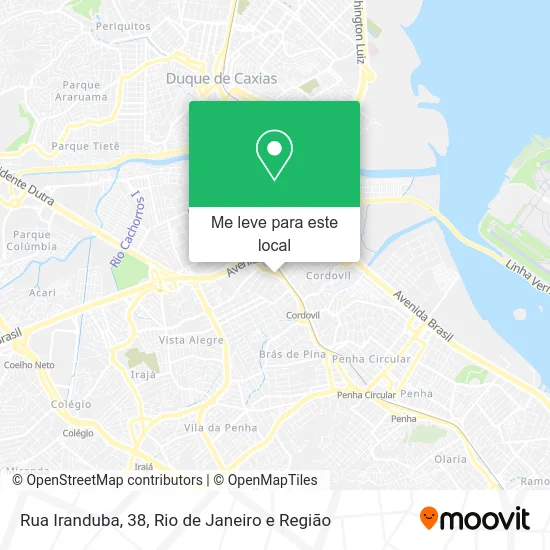 Rua Iranduba, 38 mapa