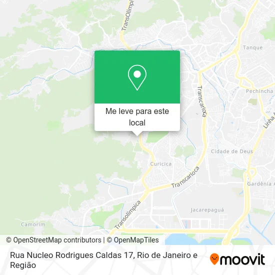 Rua Nucleo Rodrigues Caldas 17 mapa