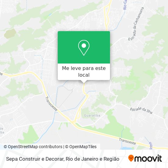 Sepa Construir e Decorar mapa