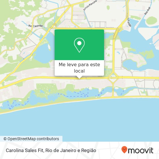 Carolina Sales Fit mapa