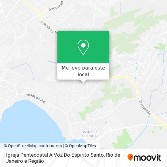 Igreja Pentecostal A Voz Do Espirito Santo mapa