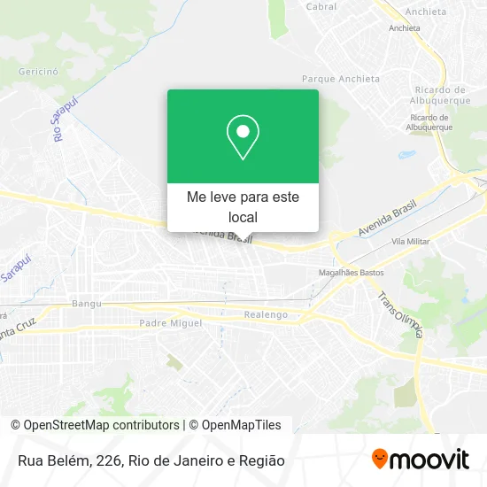 Rua Belém, 226 mapa