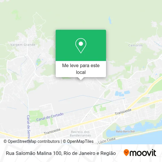 Rua Salomão Malina 100 mapa