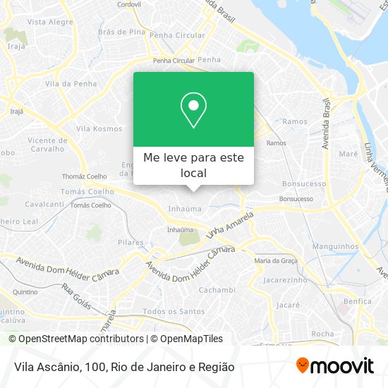 Vila Ascânio, 100 mapa