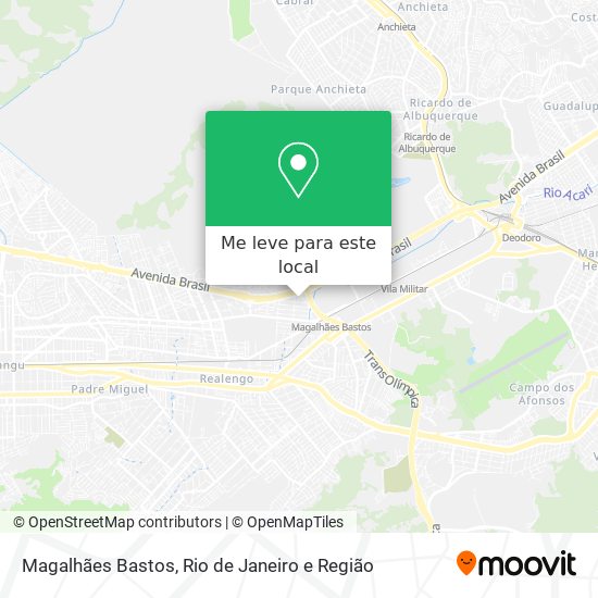Magalhães Bastos mapa