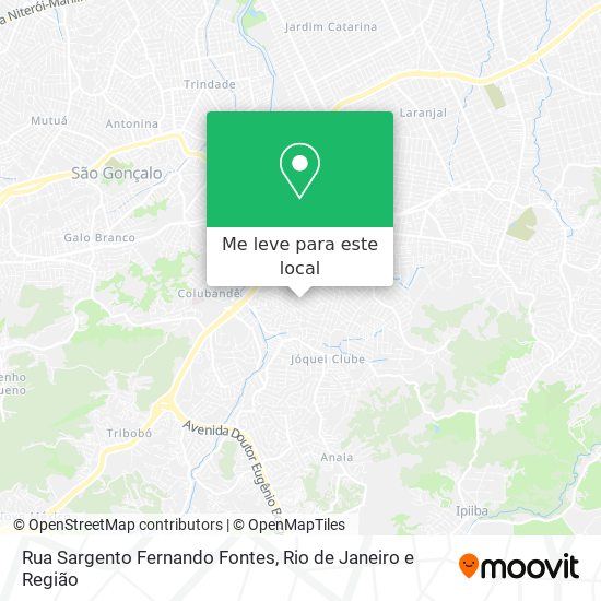 Rua Sargento Fernando Fontes mapa