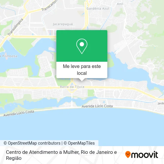Centro de Atendimento a Mulher mapa