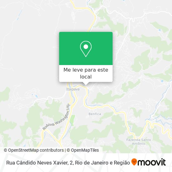 Rua Cândido Neves Xavier, 2 mapa