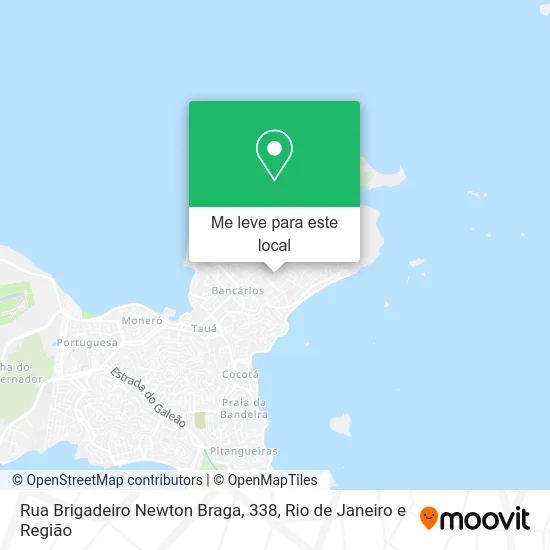 Rua Brigadeiro Newton Braga, 338 mapa