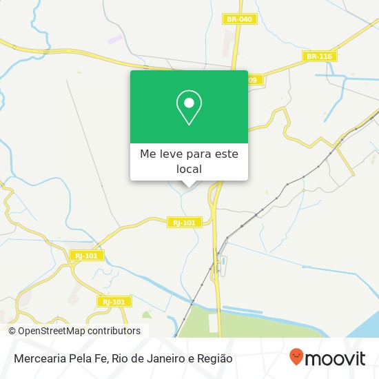 Mercearia Pela Fe mapa