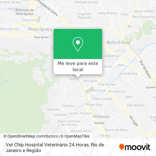 Vet Chip Hospital Veterinário 24 Horas mapa