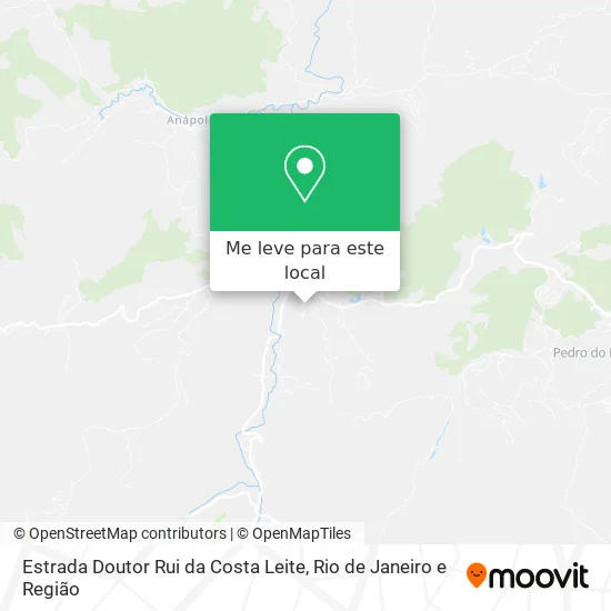 Estrada Doutor Rui da Costa Leite mapa