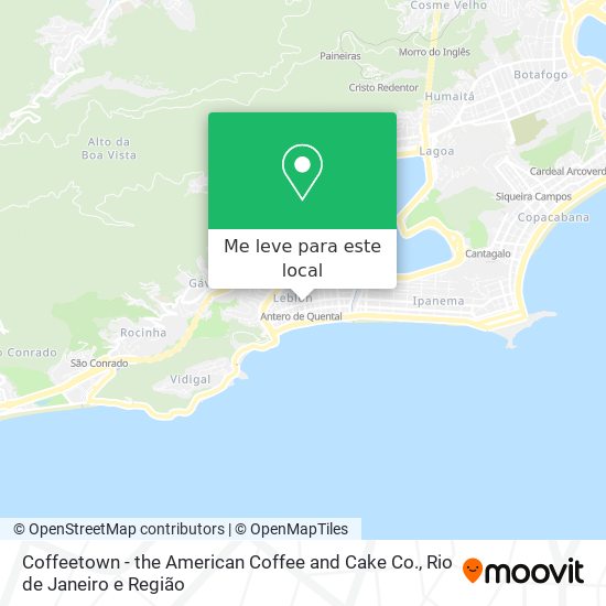 Coffeetown - the American Coffee and Cake Co. mapa