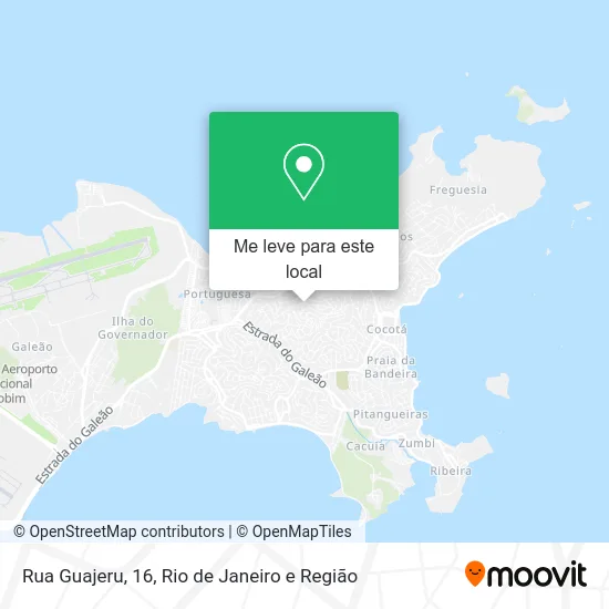 Rua Guajeru, 16 mapa