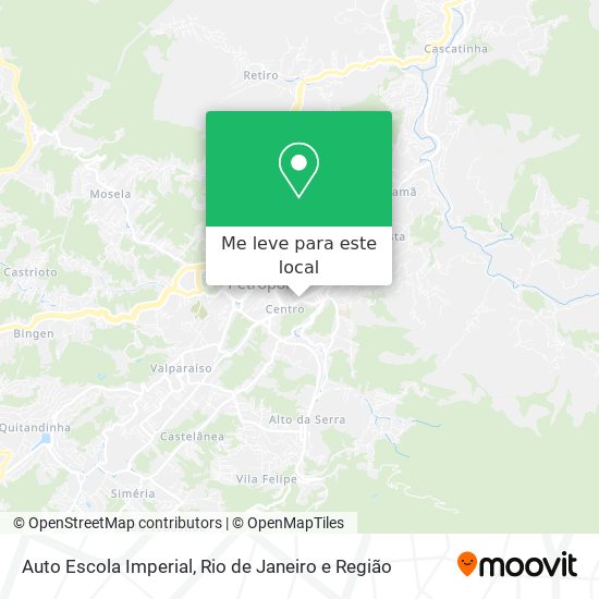 Auto Escola Imperial mapa