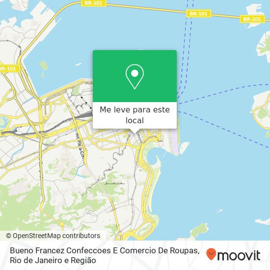 Bueno Francez Confeccoes E Comercio De Roupas mapa