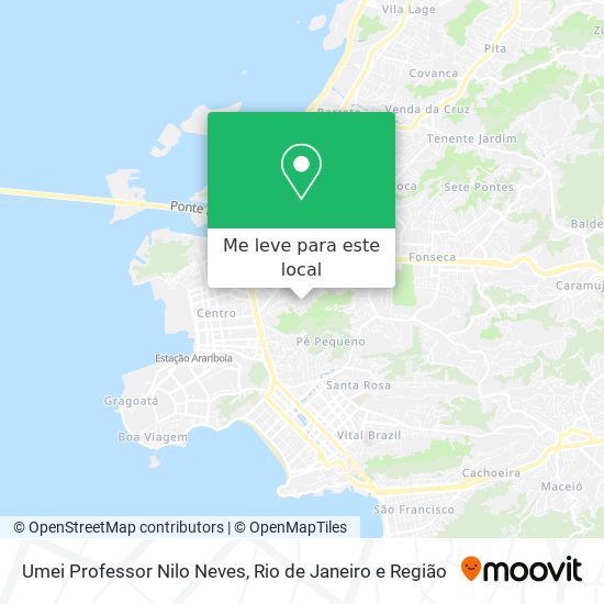 Umei Professor Nilo Neves mapa