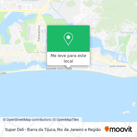 Super Deli - Barra da Tijuca mapa
