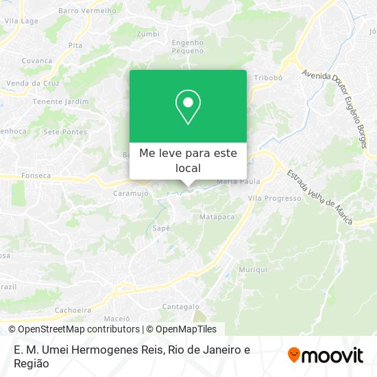 E. M. Umei Hermogenes Reis mapa