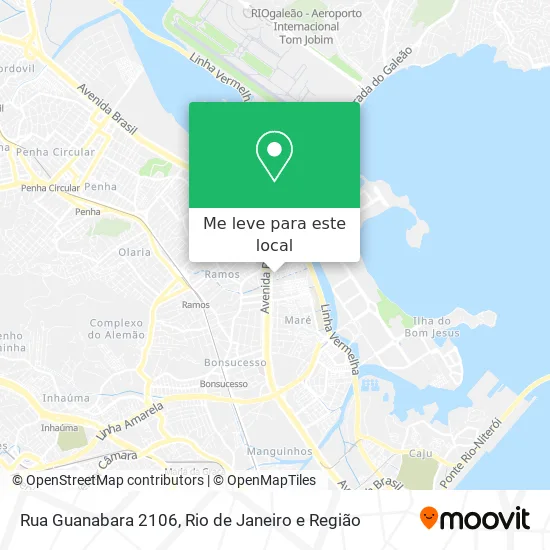 Rua Guanabara 2106 mapa