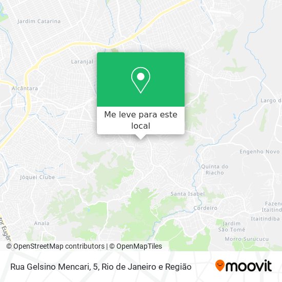 Rua Gelsino Mencari, 5 mapa