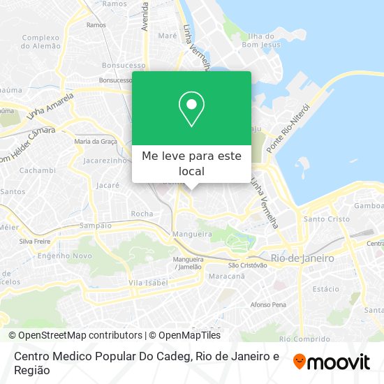 Centro Medico Popular Do Cadeg mapa