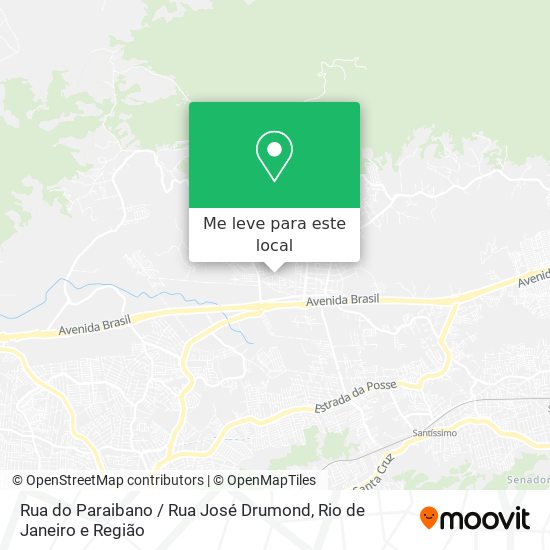 Rua do Paraibano / Rua José Drumond mapa