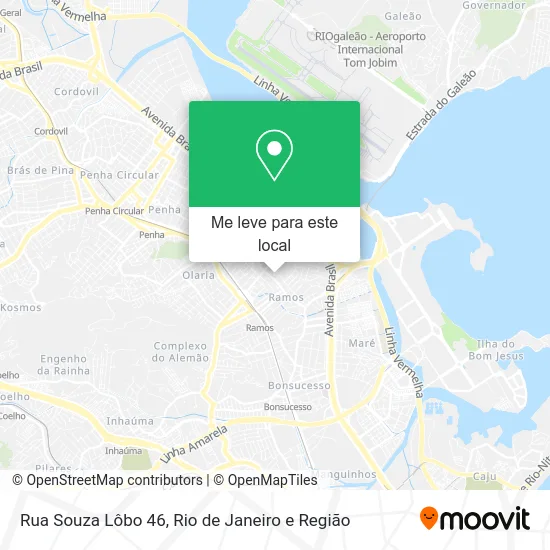 Rua Souza Lôbo 46 mapa