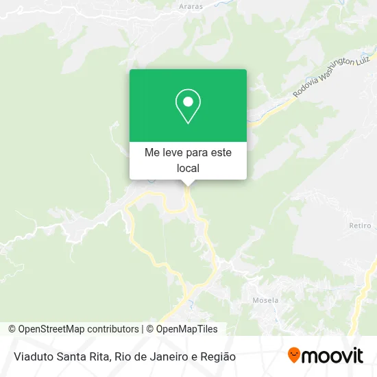 Viaduto Santa Rita mapa