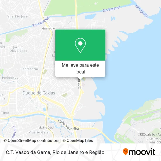 C.T. Vasco da Gama mapa